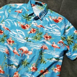 Blue Hawaiian shirt